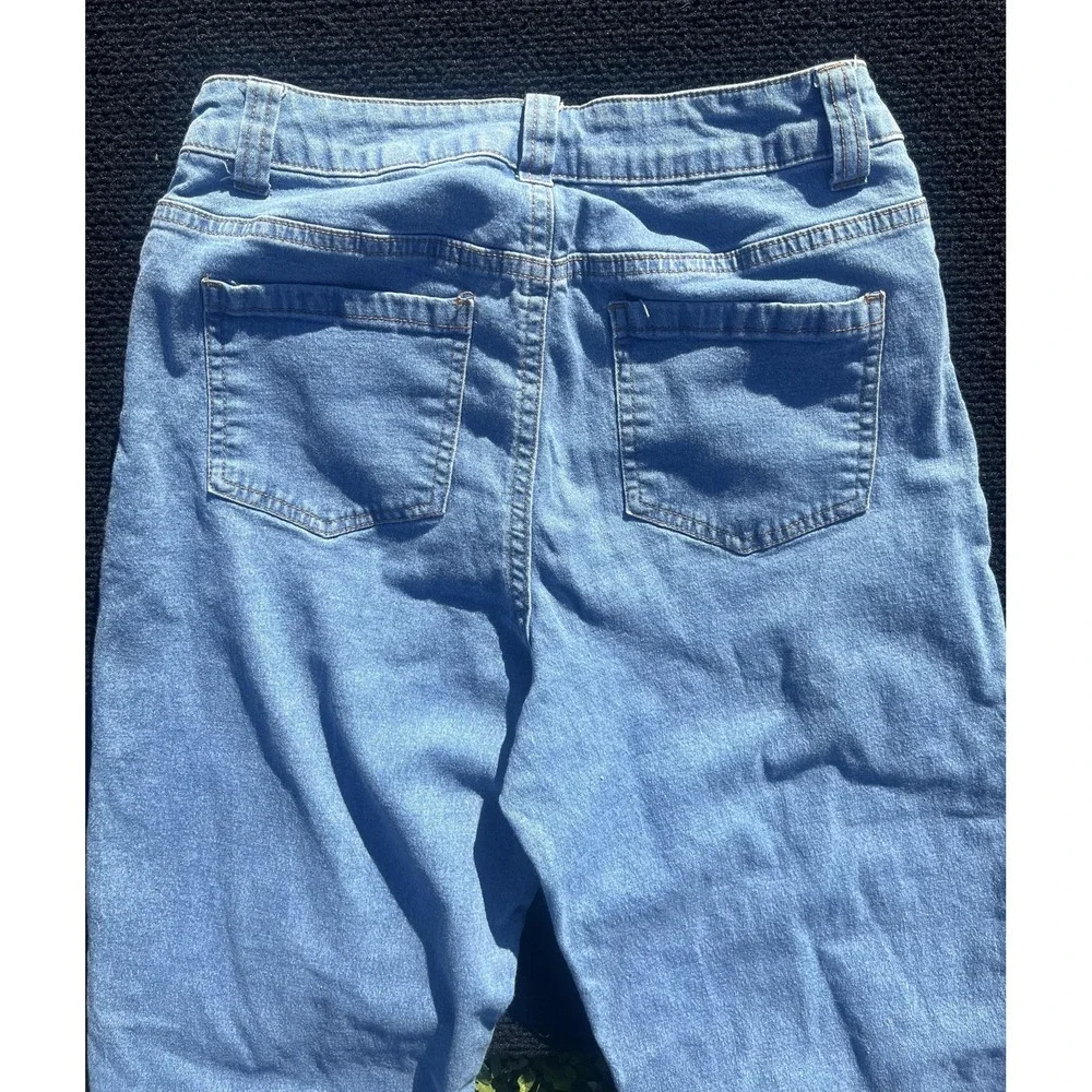 Pokemon Jeans Youth 14 Blue Denim Graphic Pikachu‎ Charmander Squirtle Bulbasaur